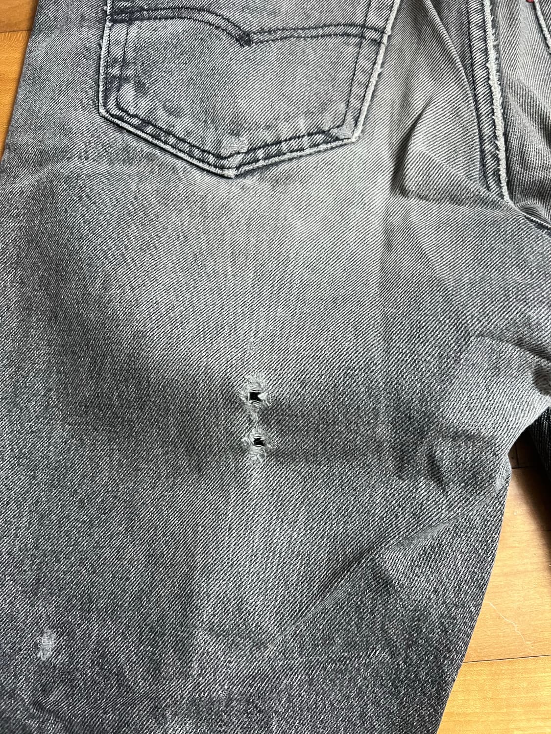 90s levi’s 550 블랙 made in usa 34x34 상품이미지7