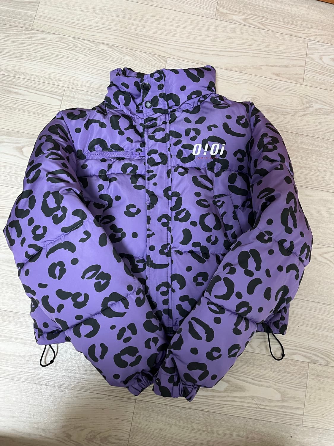 oioi 레오파드 퍼플 패딩  상품이미지2