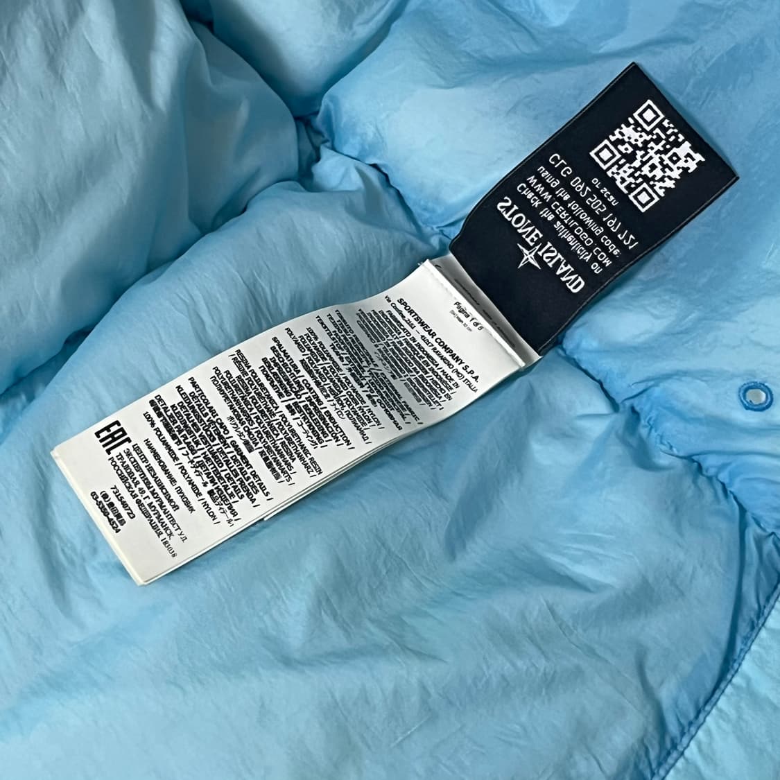 스톤아일랜드 크링클렙스 후드 퍄딩 상품이미지9