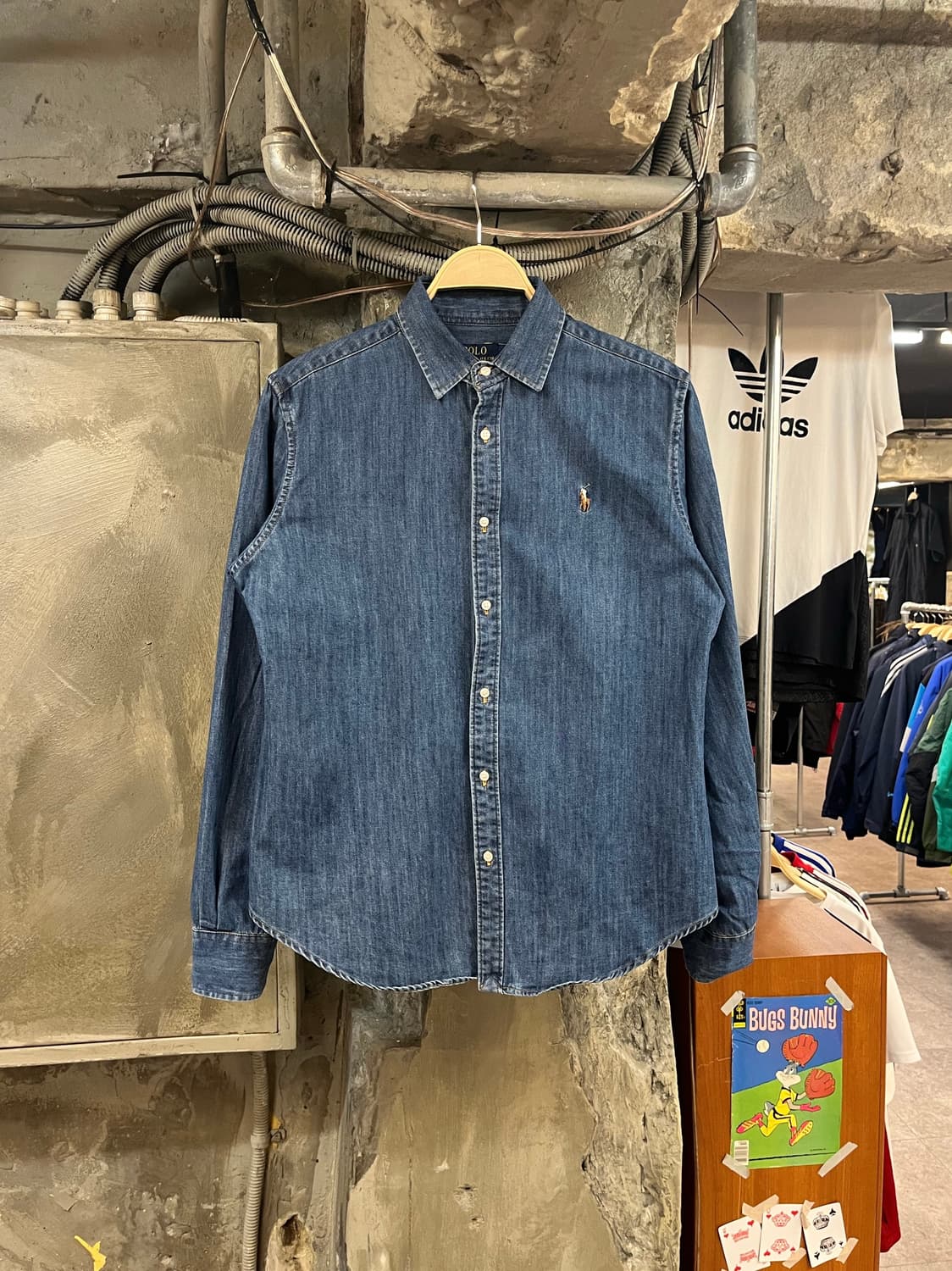 폴로 랄프로렌 데님 셔츠 M #csz2764 상품이미지1