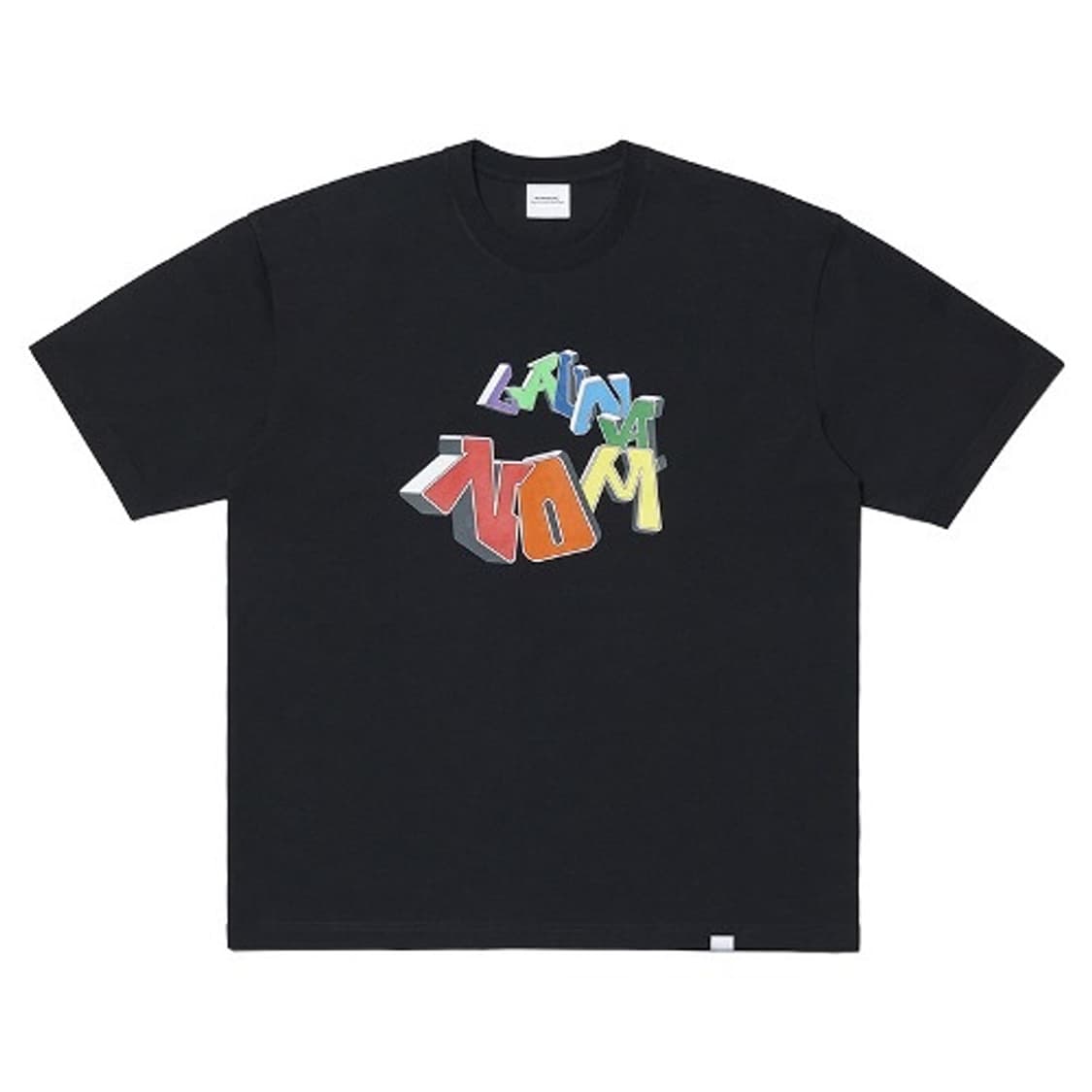 노매뉴얼 반팔 티셔츠 R.C.G T SHIRT 블랙 상품이미지1