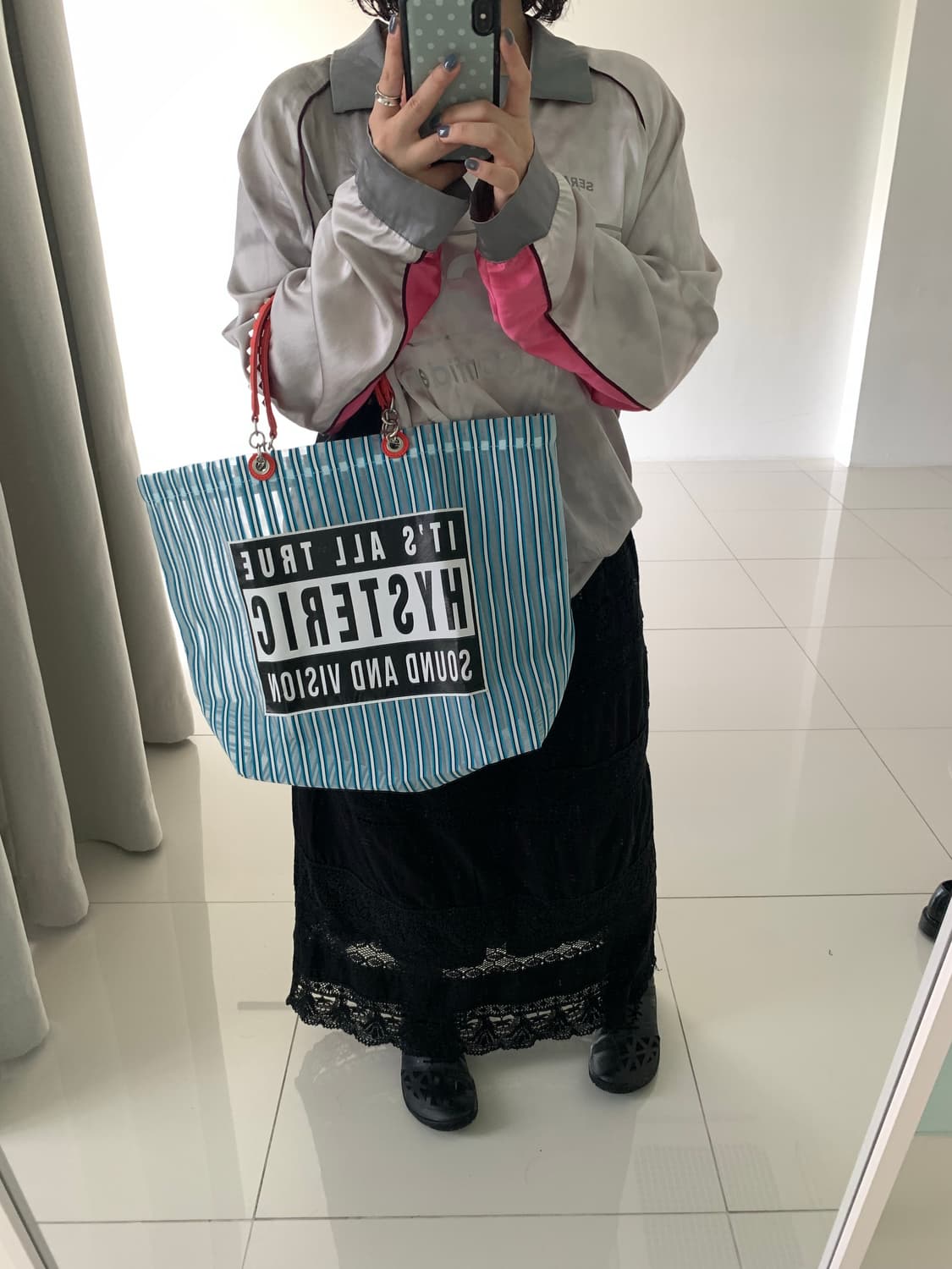 Hysteric Glamour 히스테릭 글래머 메쉬 토트백 상품이미지2