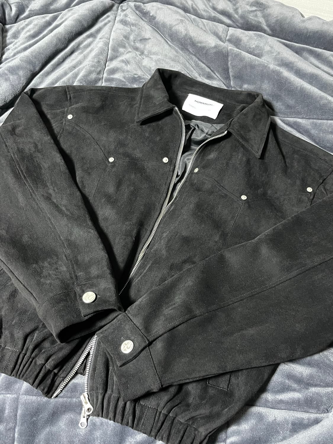 노매뉴얼 스웨이드 자켓 상품이미지1