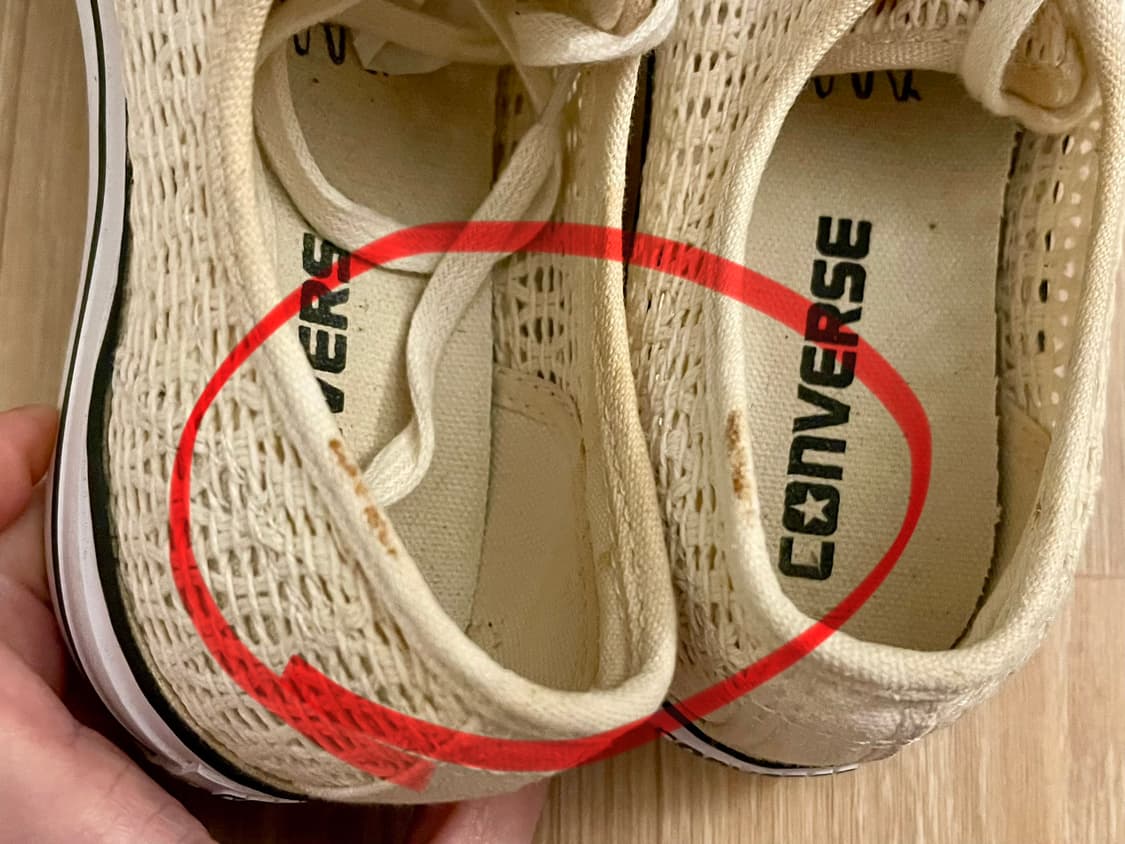 컨버스 척테일러 올스타 하이라인 크로셰 로우 (Natural Ivory) 상품이미지7