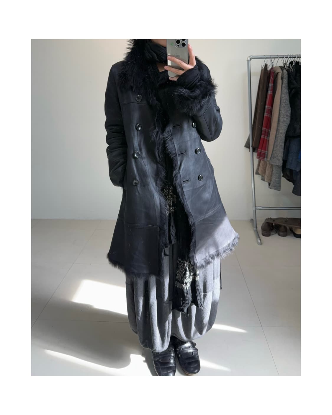 빈티지 양가죽 무스탕 상품이미지2