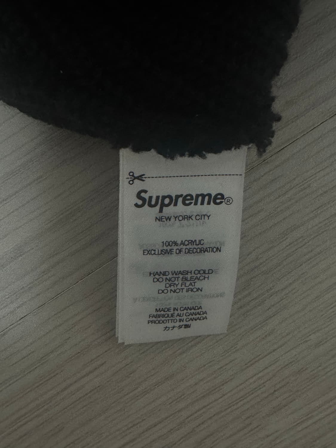 슈프림 루즈게이지 비니 블랙 상품이미지3