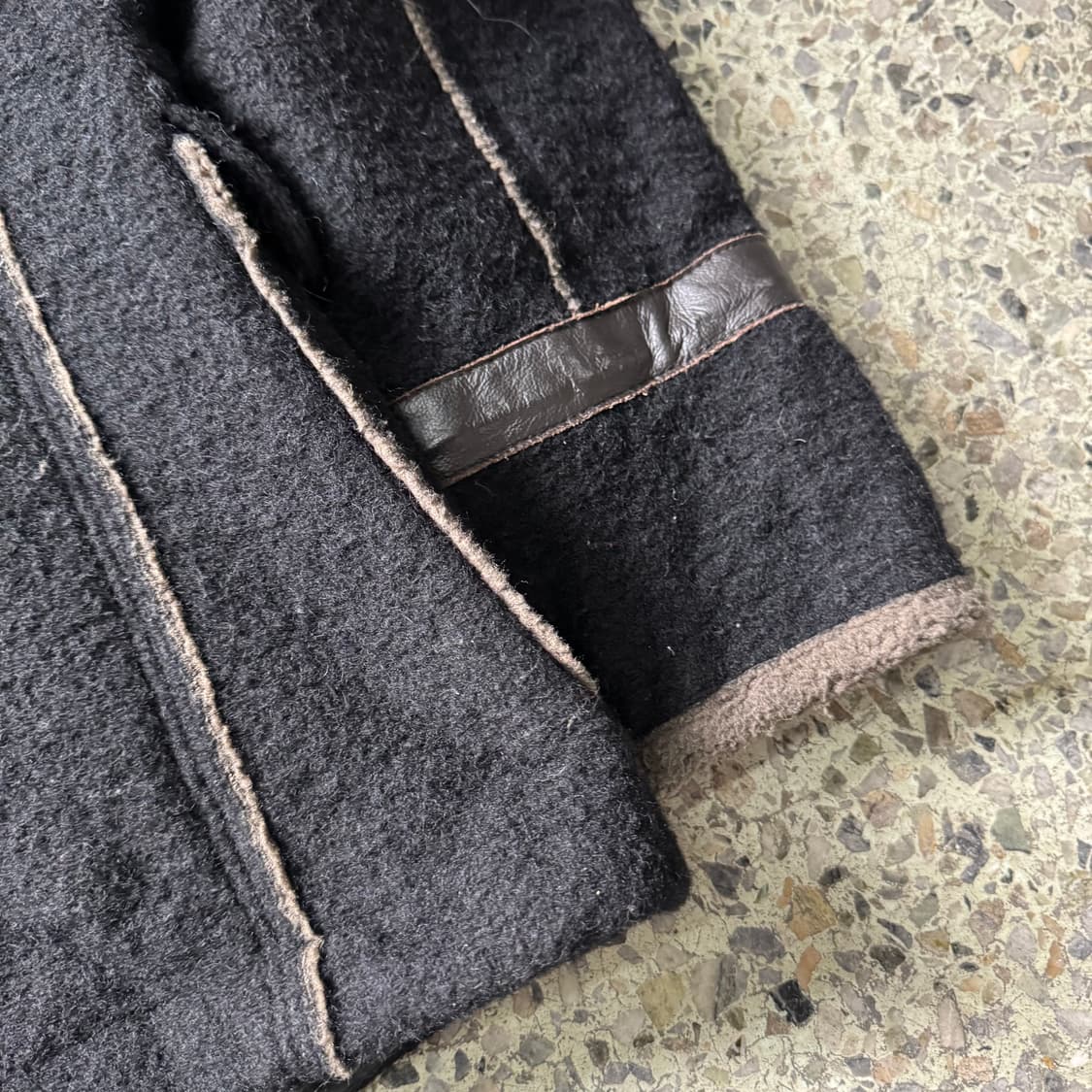 [XL] Diesel 디젤 울 후드 더플 코트 자켓 상품이미지8