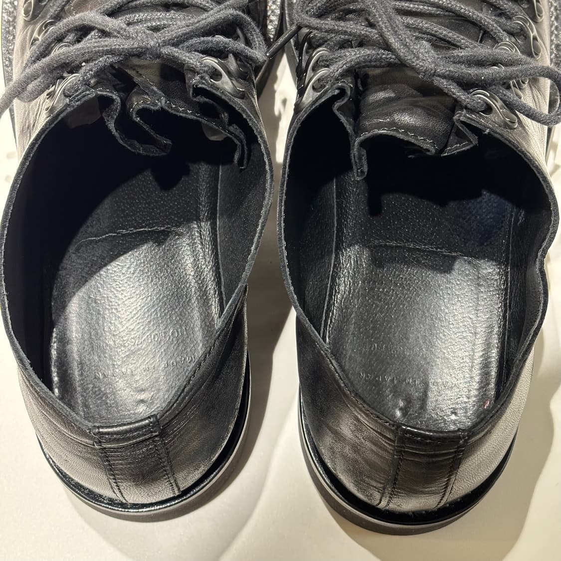 4) 요지 야마모토 24-25AW 홀스 그레인 하이킹 더비 상품이미지4