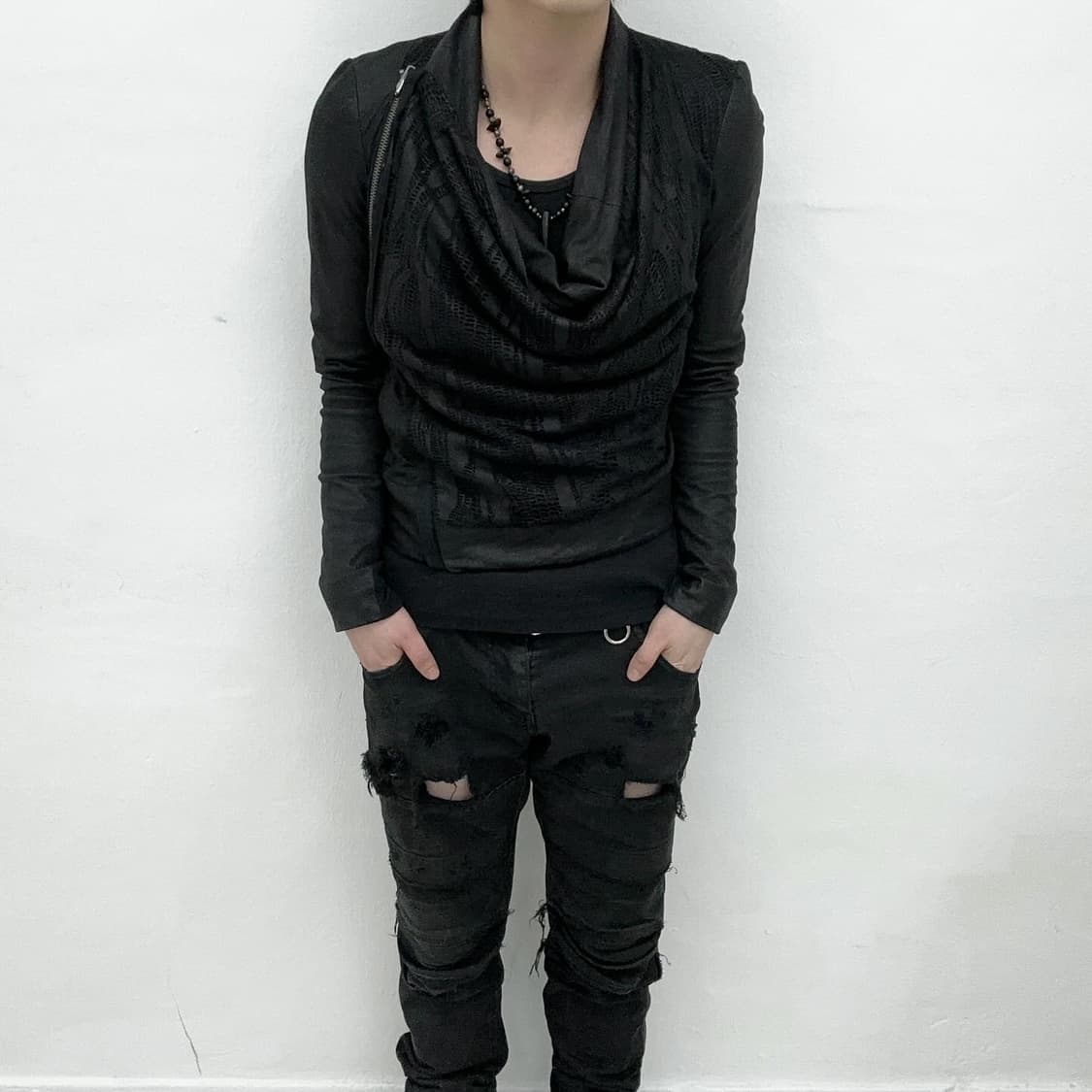 Helmut lang drape asymmetry jacket 상품이미지3