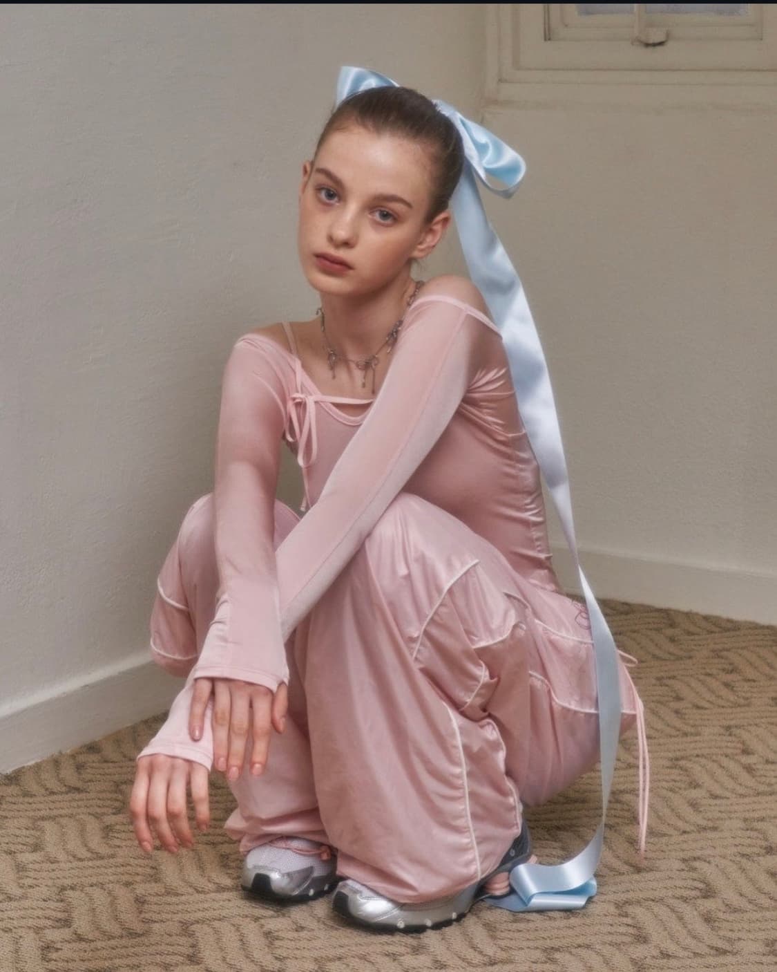 페르트 pehrt warm-up track pants (pink) 상품이미지4