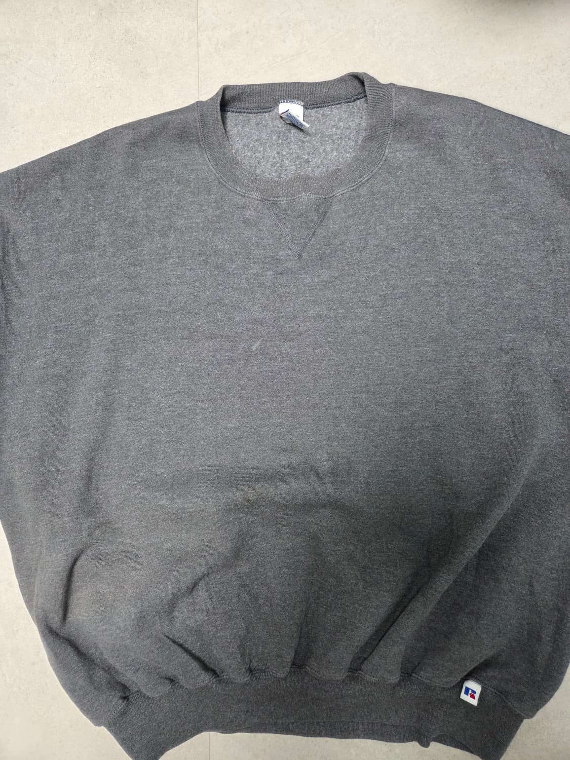 90s 러셀 애슬레틱  '차콜 그레이' 스웨트셔츠 상품이미지3