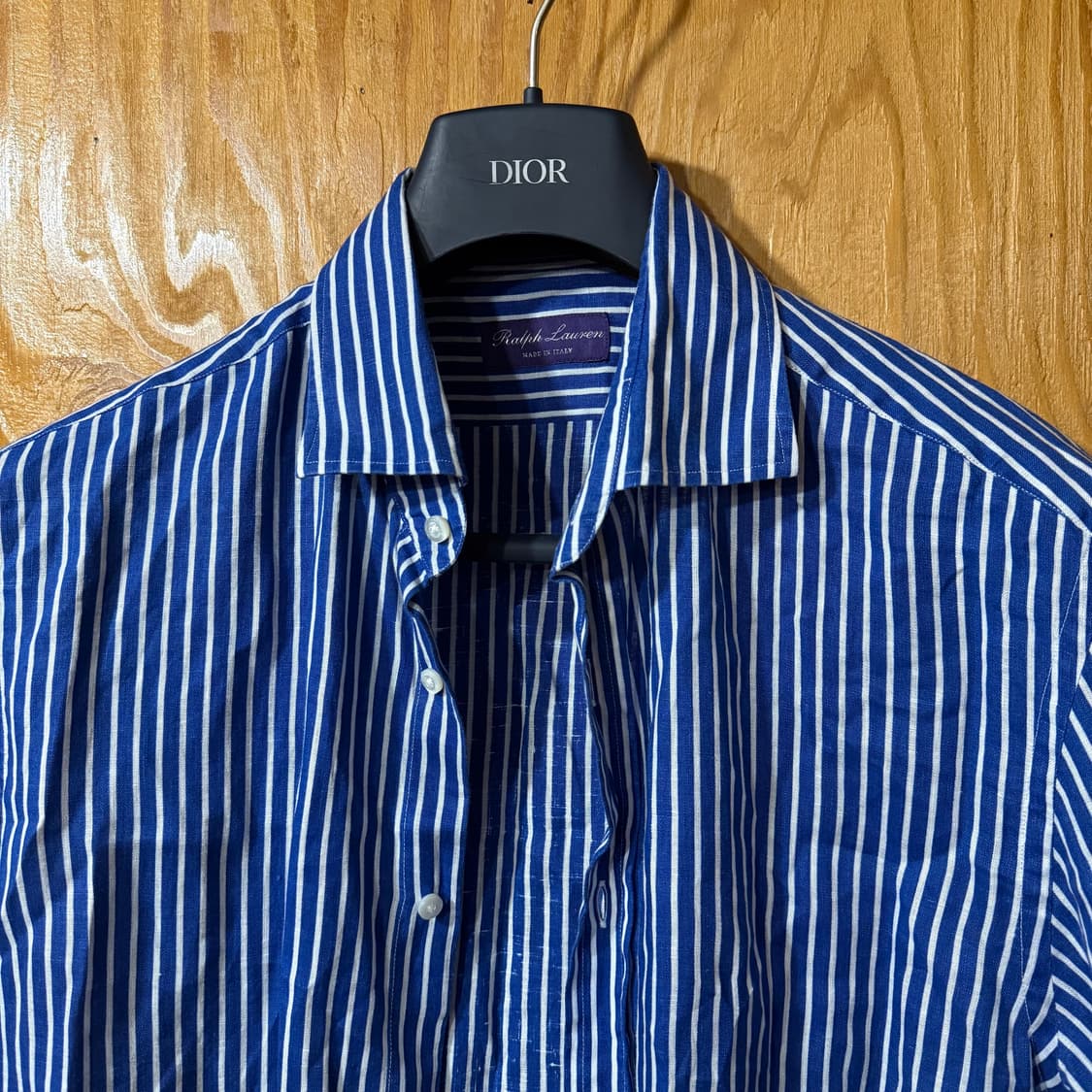 랄프로렌 퍼플라벨 스트라이프 드레스 셔츠 상품이미지3