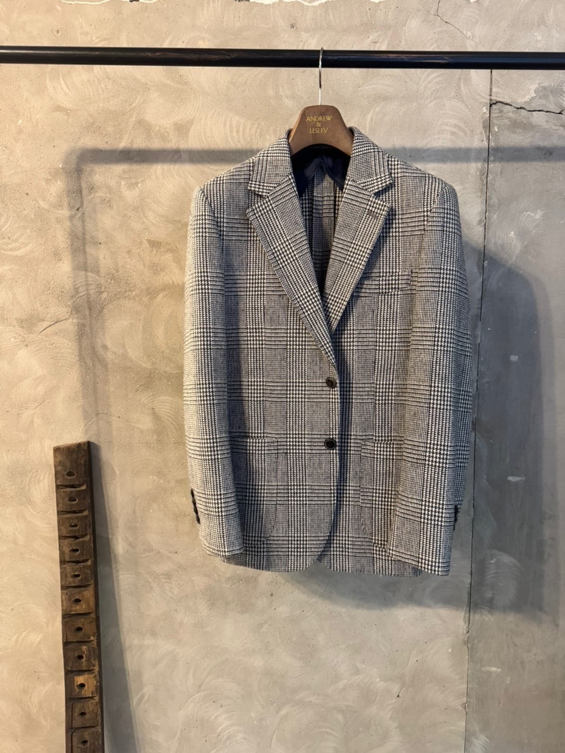 블랙브라운 트위드 자켓 100 상품이미지1