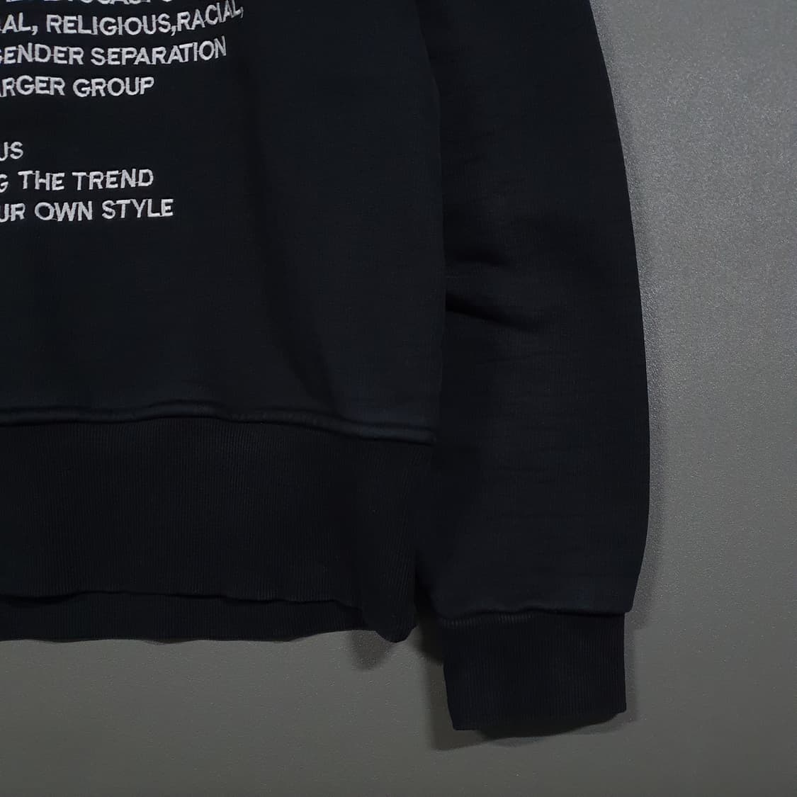 실측 XL) Fwoh SEPARATISM 레터링 오버핏 후드티 스웻셔츠 상품이미지4