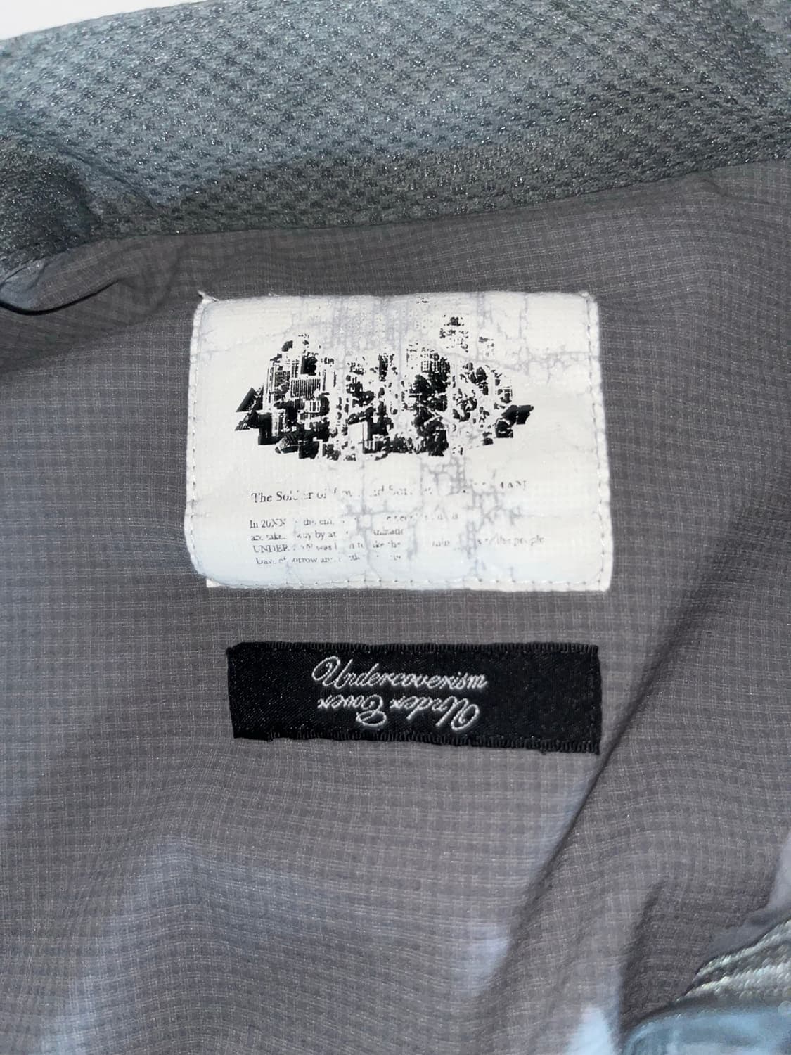 언더커버 언더맨 스트라이프 윈드브레이커 2사이즈 상품이미지5