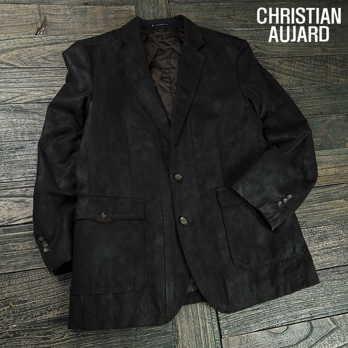 [크리스찬 오자드] 빈티지 스웨이드 블레이저 다크브라운 M19069 상품이미지1