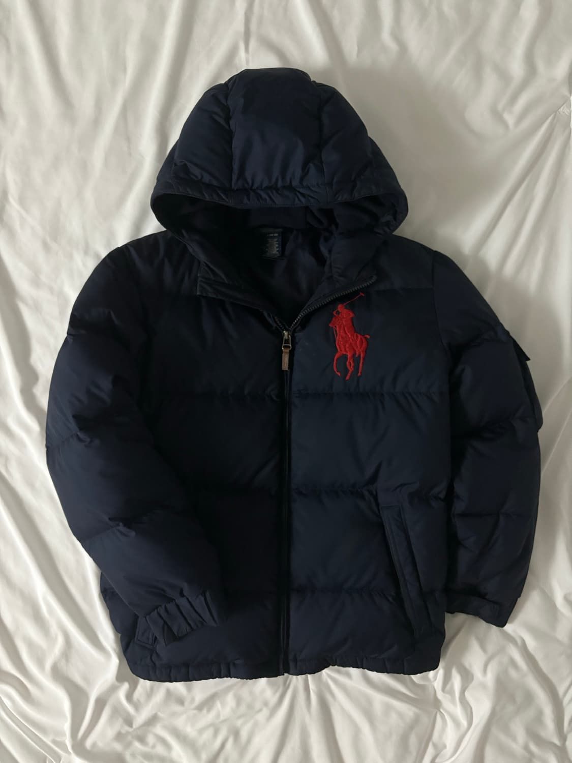 폴로 빅포니 패딩 네이비 M 상품이미지2