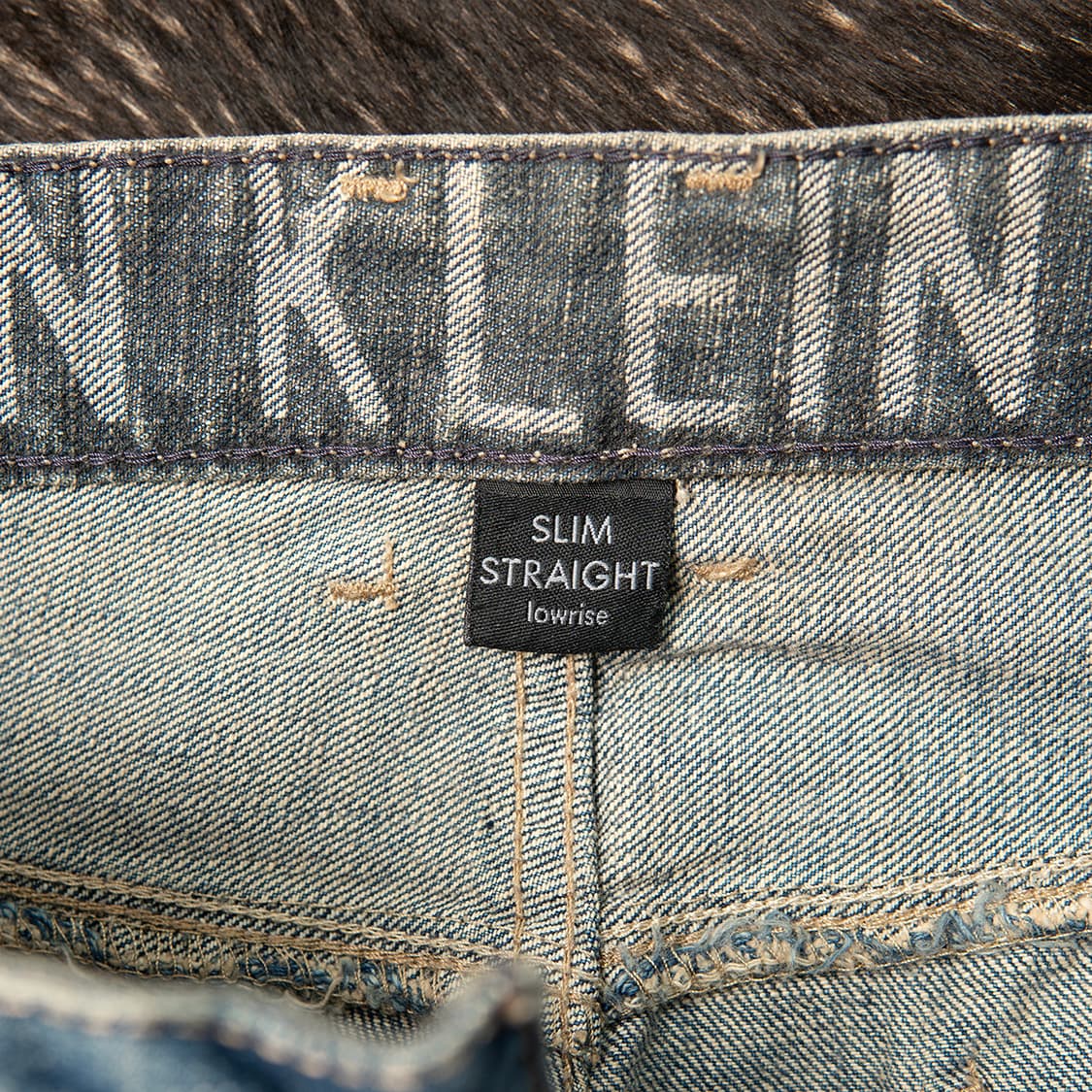 [33] 00s 캘빈클라인 데님팬츠 로우라이즈 슬림스트레이트 핏  상품이미지8