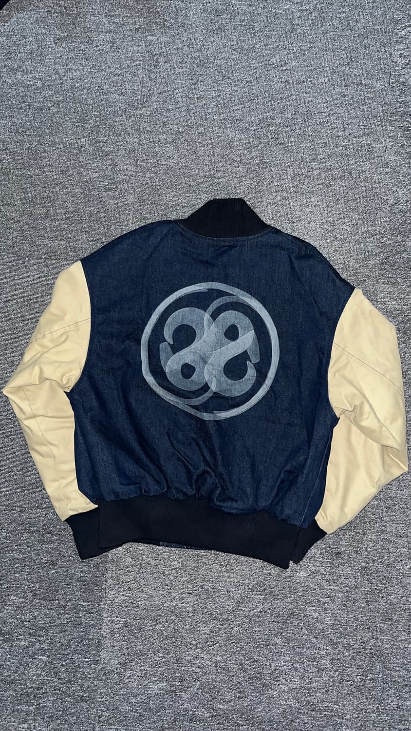 Richardson denim varsity jacket (S) 상품이미지5