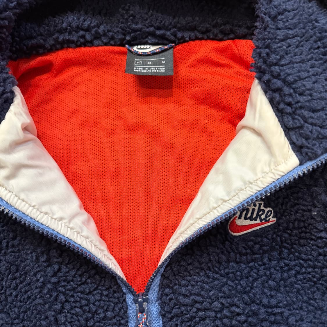 Nike 헤리티지 쉐르파 플리스 자켓  상품이미지4