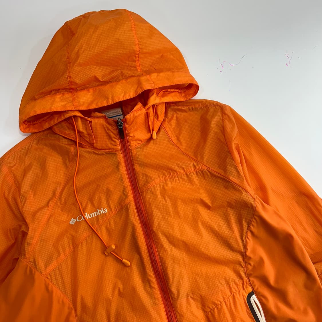Columbia 콜롬비아 오렌지 바람막이 상품이미지4