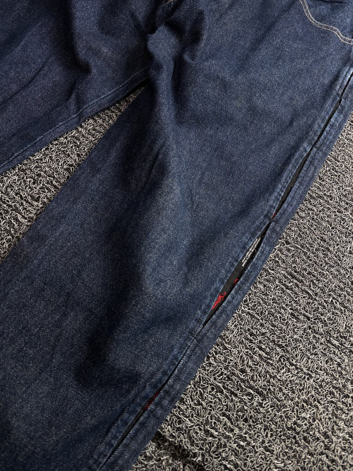 00s MLB 올드스쿨 자수 힙합 와이드 데님 팬츠 2921 상품이미지3