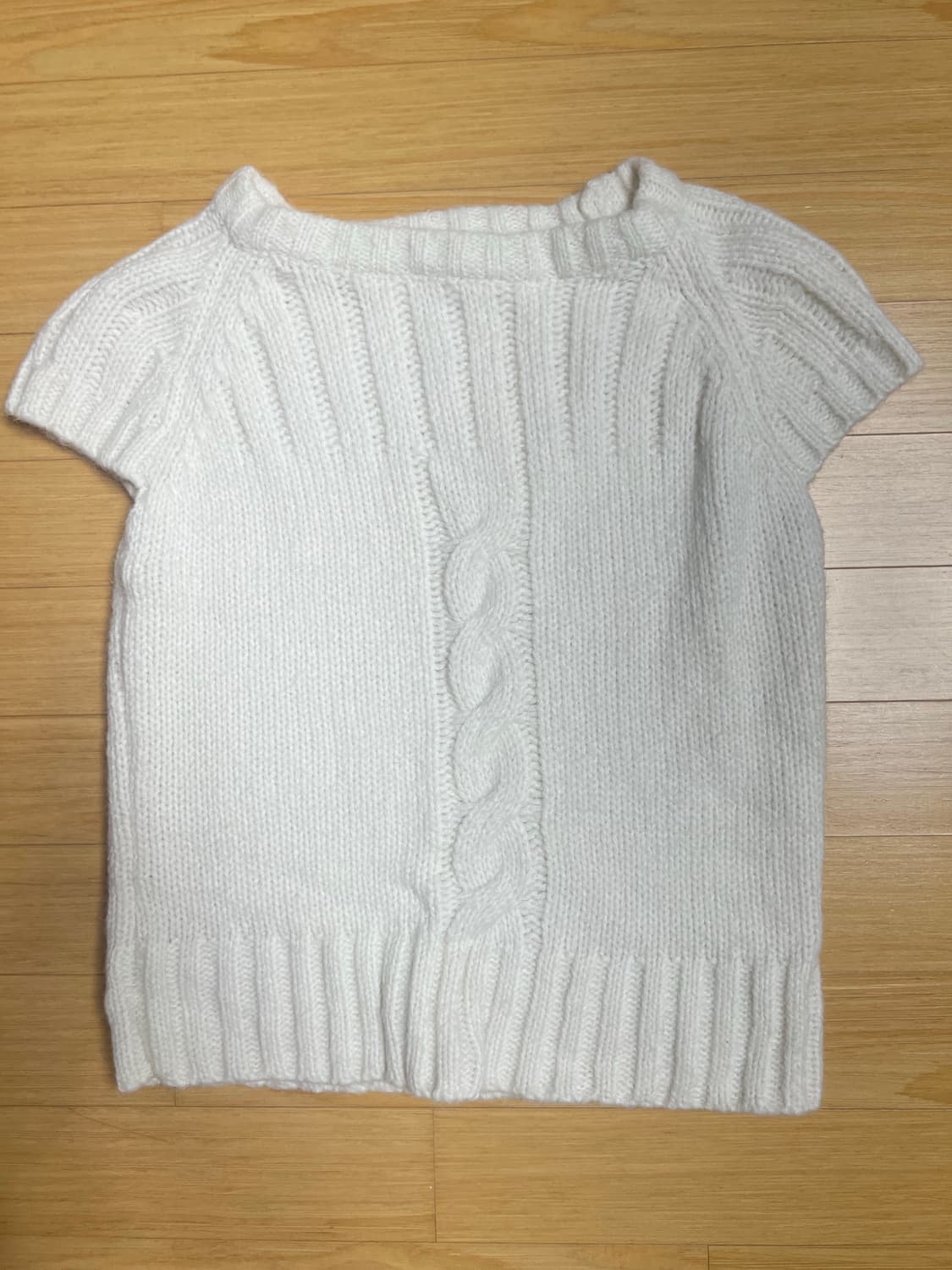 러브앤드팝 앤너플 반팔니트 아이보리 상품이미지7