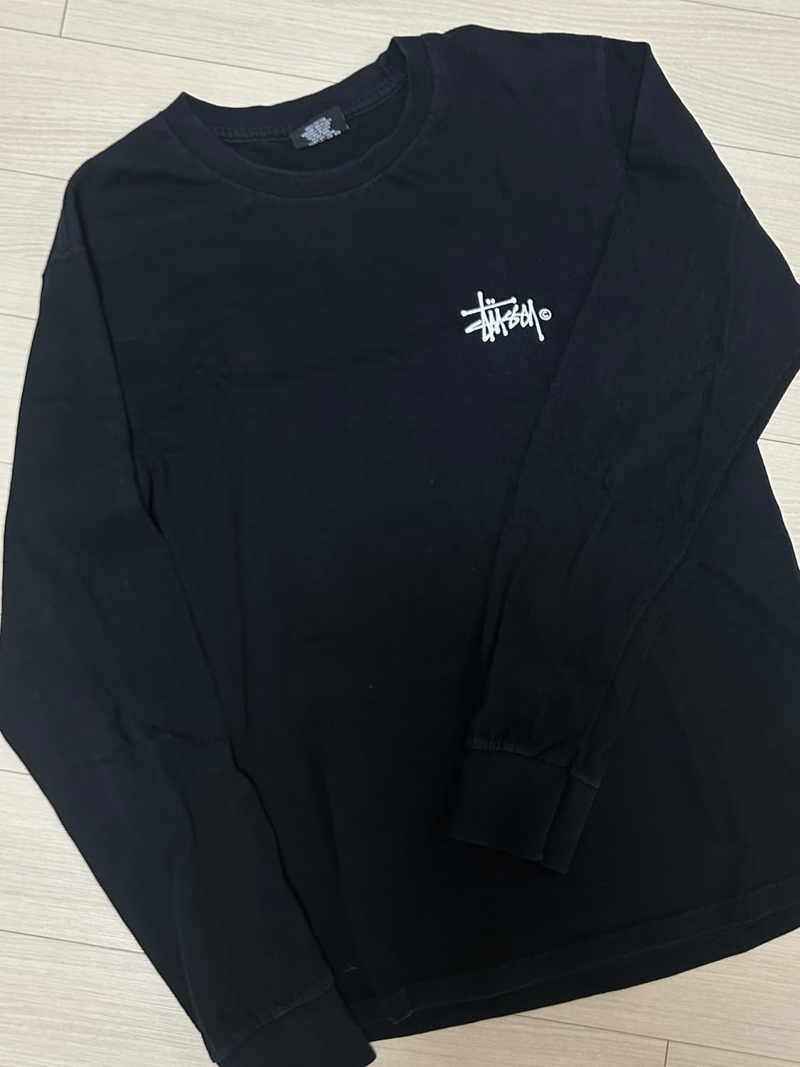스투시 베이직 블랙 롱슬리브 상품이미지1