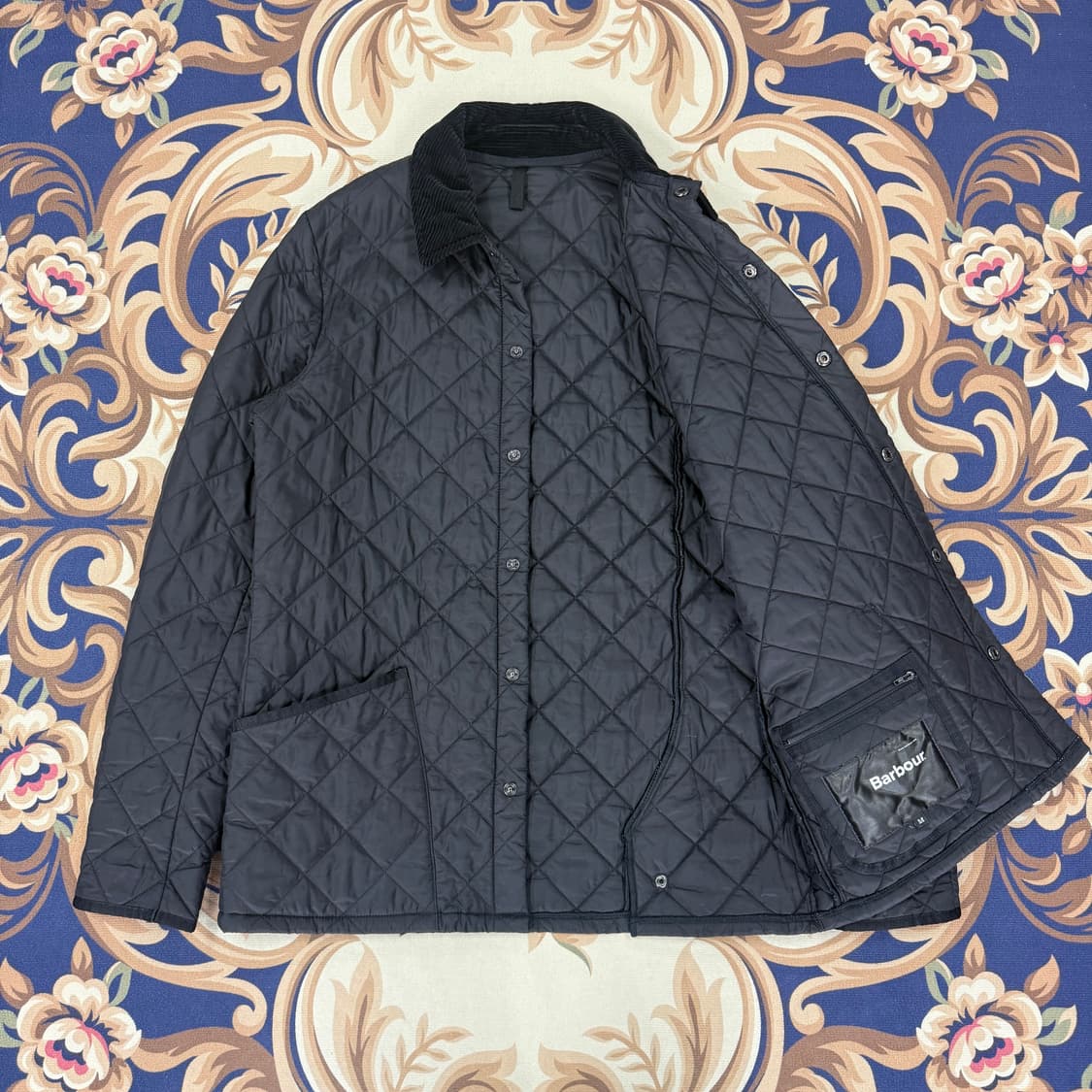 (M)바버 Barbour 헤리티지 퀼팅자켓(블랙) 상품이미지2