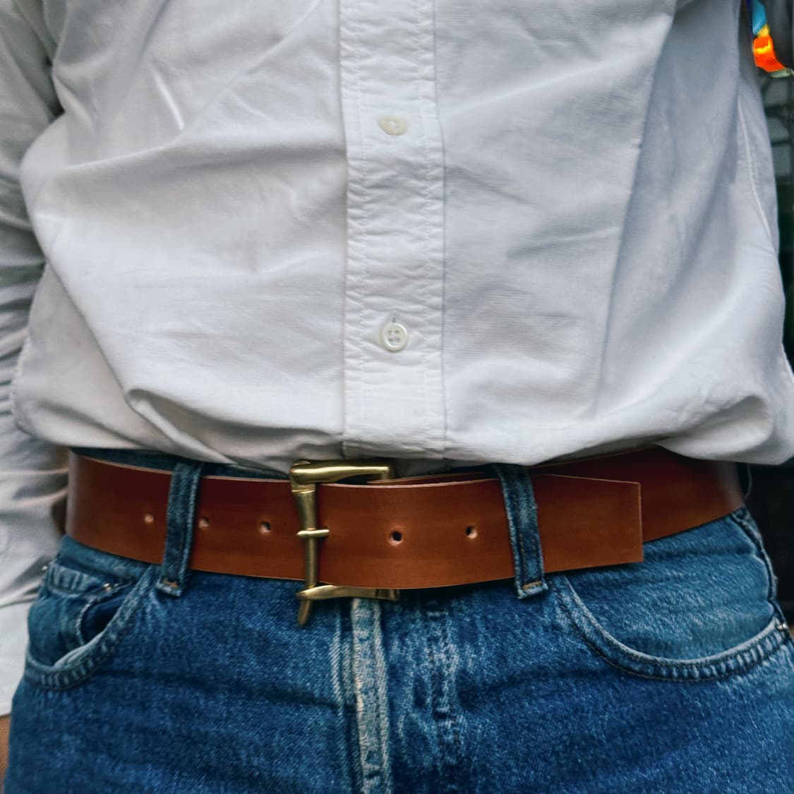 키앙크 카우 베지터블 레더 퀵 릴리즈 벨트 [3Color] 상품이미지5