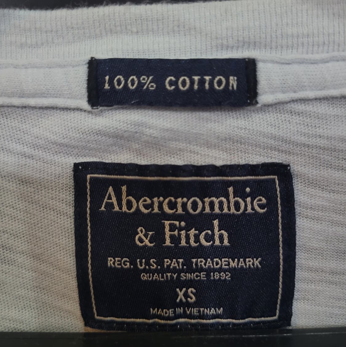 Abercrombie 아베크롬비 빈티지 빅로고 셔츠  상품이미지4