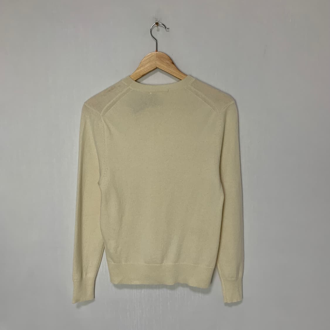 유니클로 아이보리 캐시미어 100 빈티지 니트 S 상품이미지3