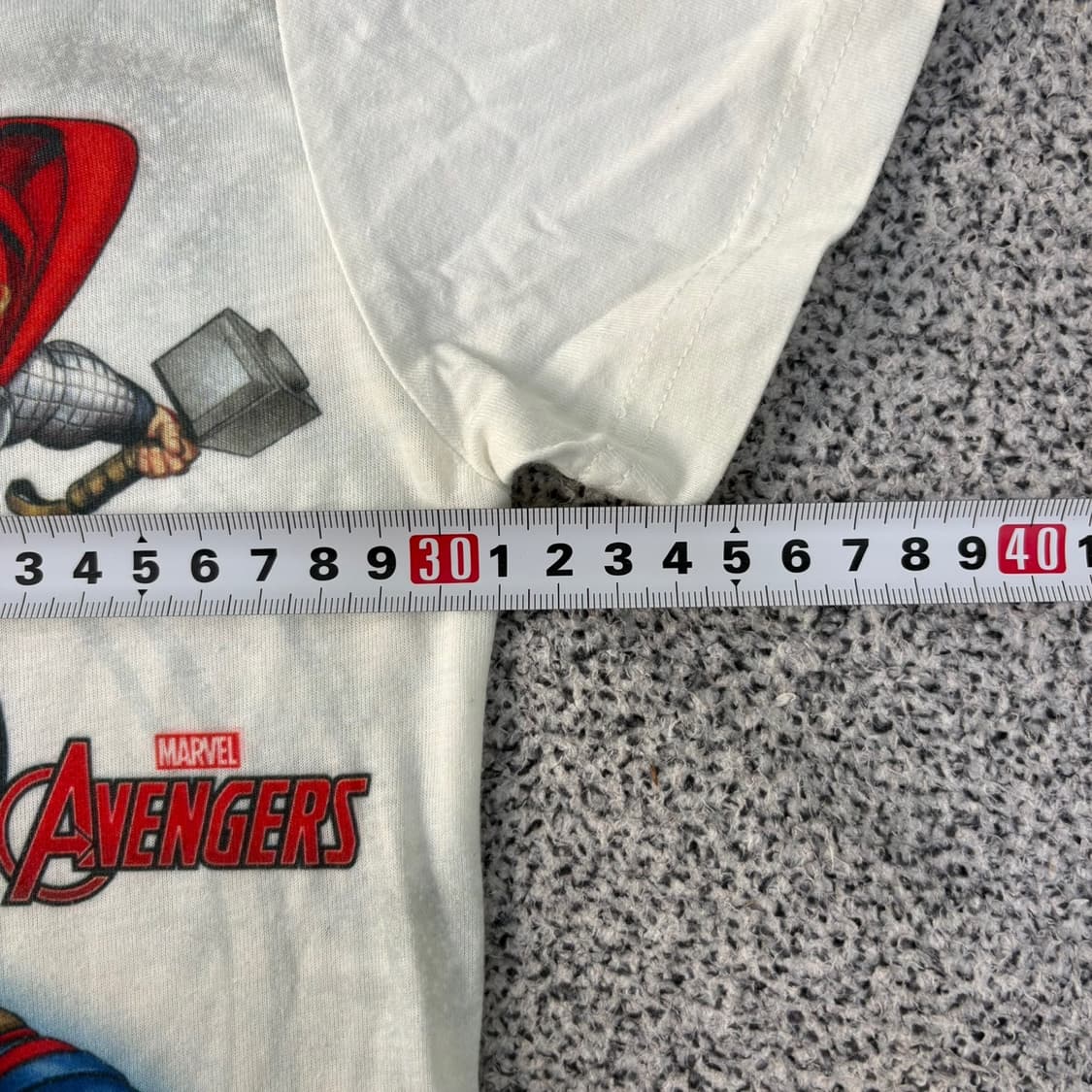 120 프리미에팜 키즈 마블캐릭터 반팔티 0416J 상품이미지4