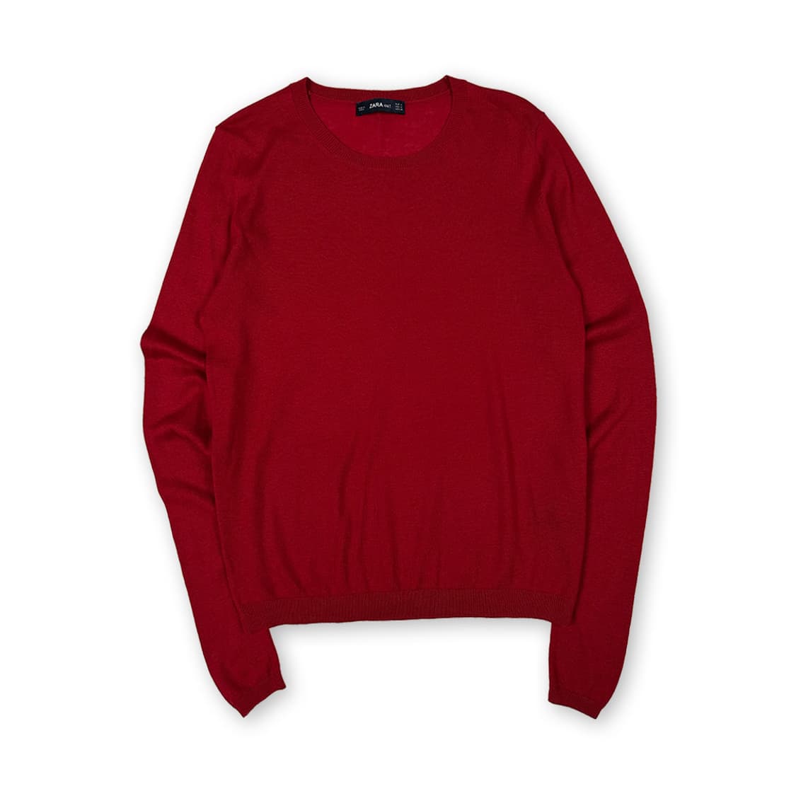 자라 크림슨레드 니트 상품이미지1