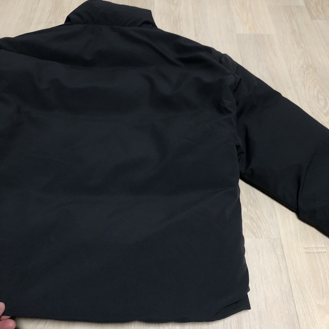 (L) 무인양품 MUJI 덕다운 미니멀 패딩 점퍼 블랙 상품이미지8