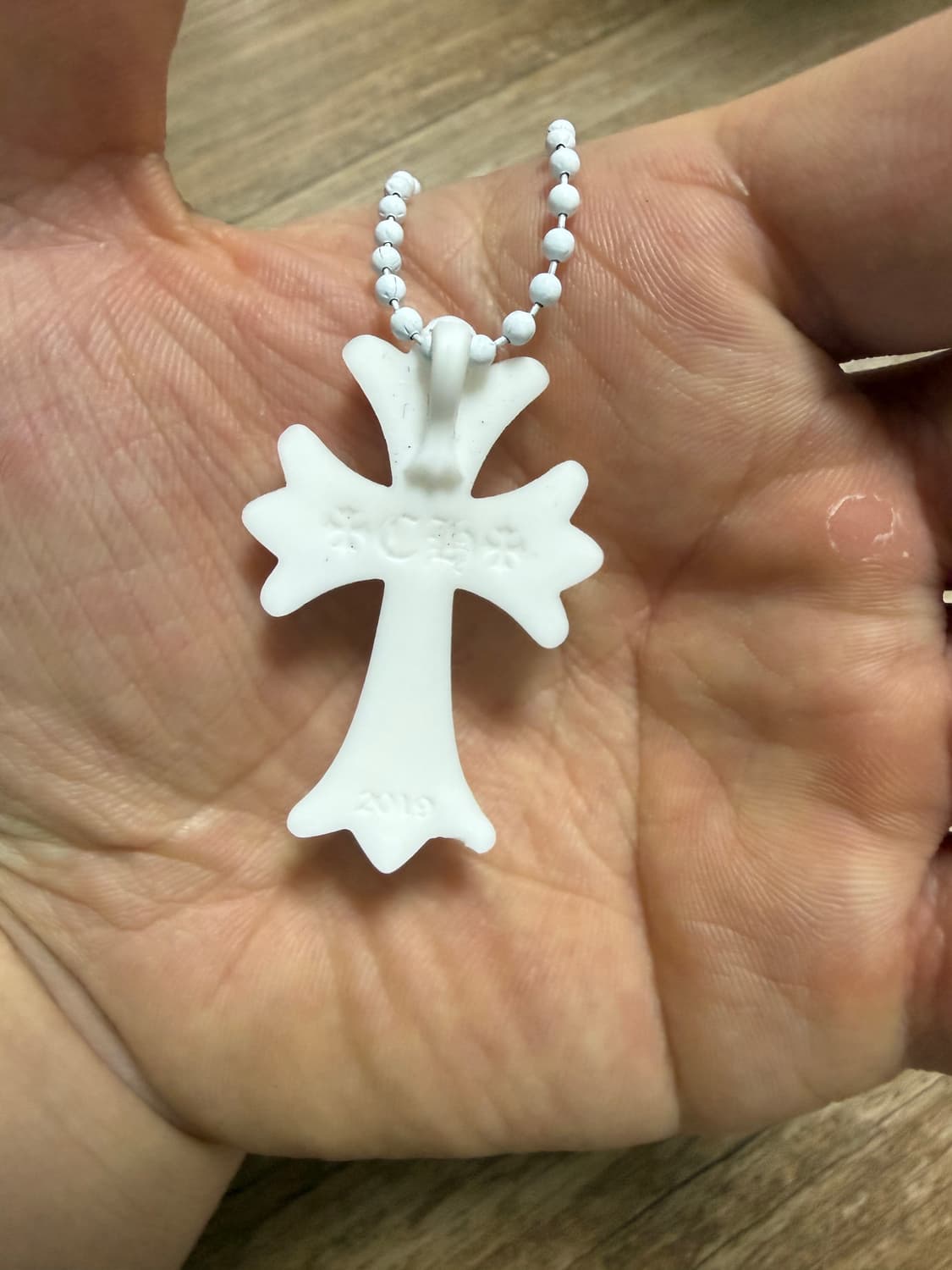 크롬하츠 실리콘 아오야마 목걸이 화이트 상품이미지5