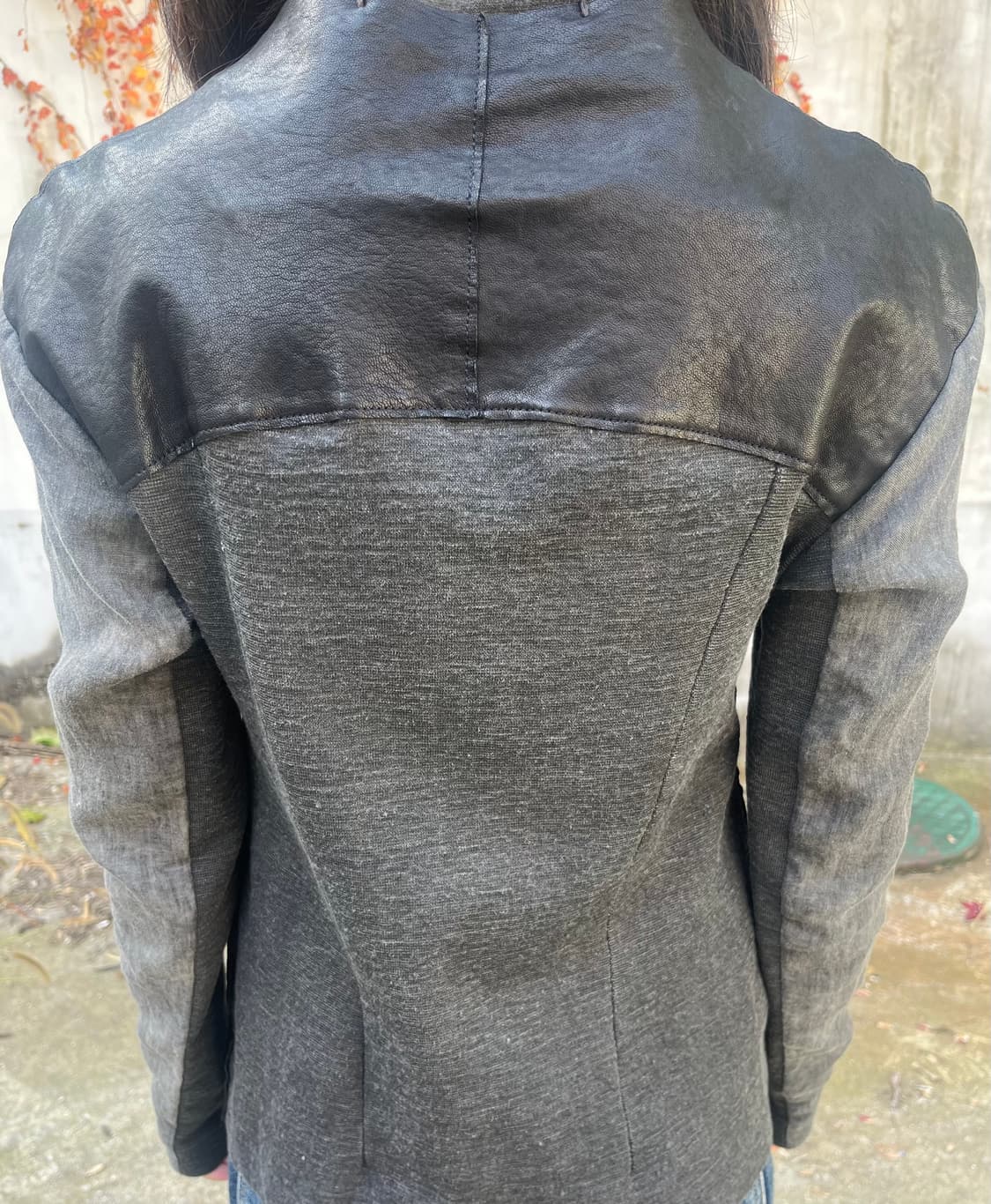 Transit Leather/Linen Jacket 상품이미지1