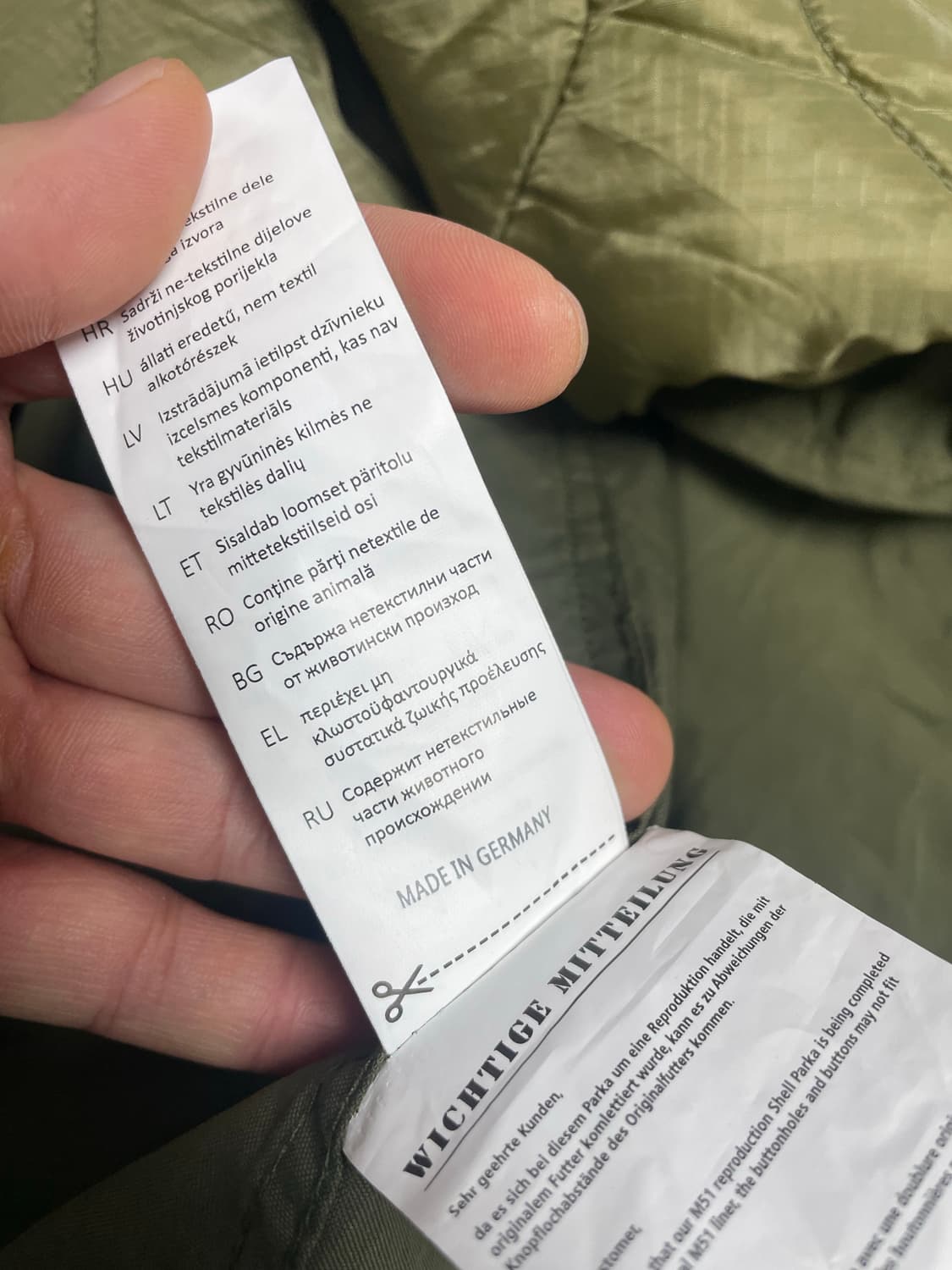 밀텍 1951 피쉬테일 개파카 XL  상품이미지4