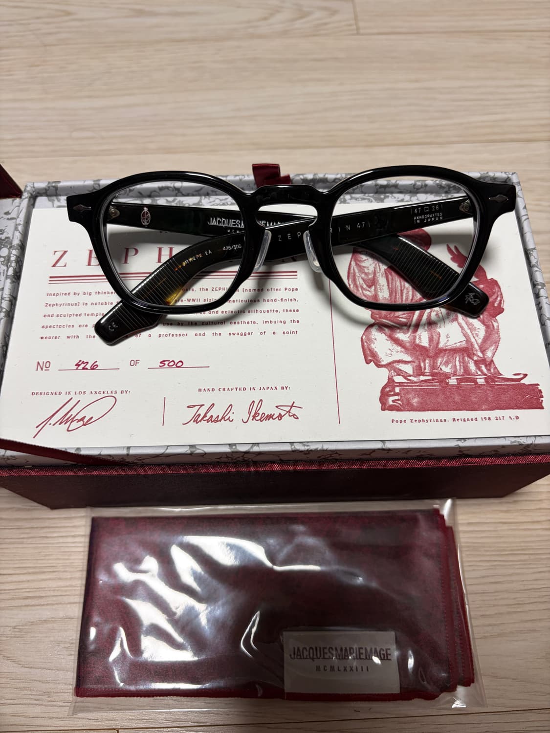 자크마리마지 제피린 느와르 47 (1회 실착) 상품이미지1