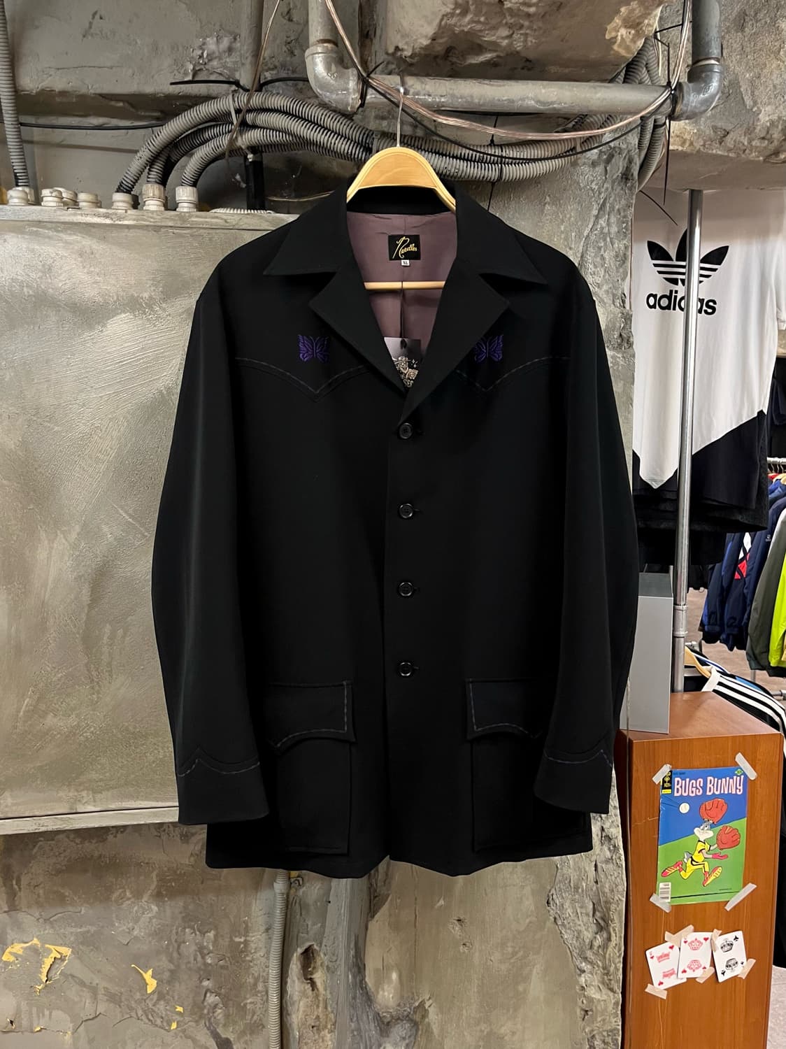 니들스 웨스턴 레저 자켓 블랙 XL #csz2479 상품이미지1