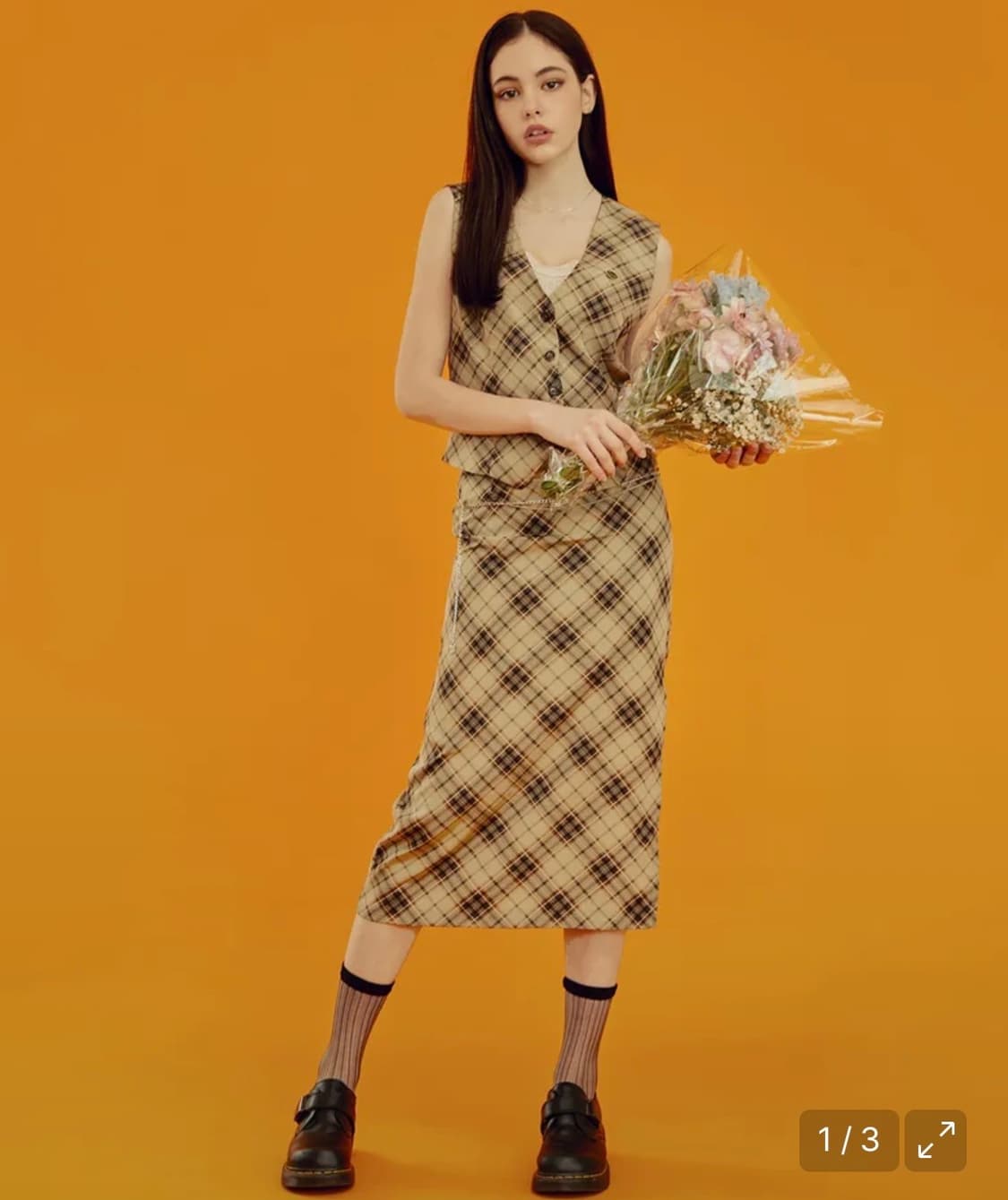 베스트 체크 셋업 상품이미지1