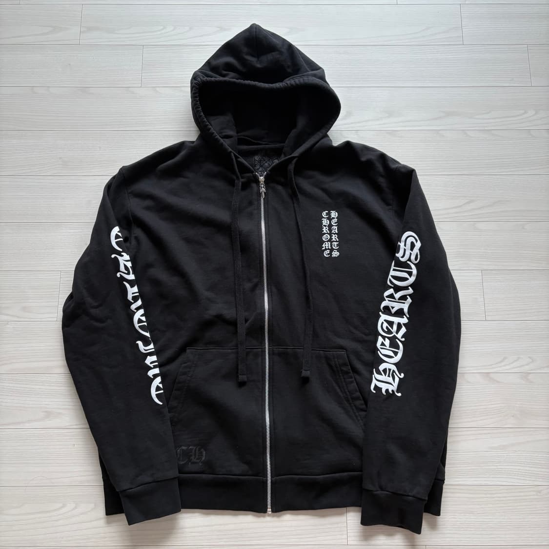 크롬하츠 버티컬 로고 후드집업 XL 상품이미지1