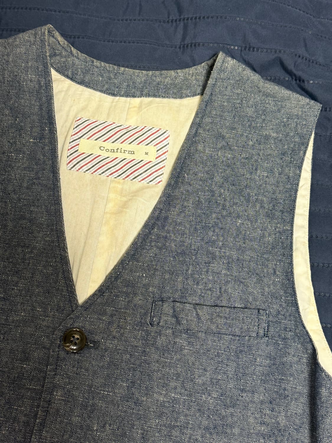 confirm 데님 조끼 상품이미지4