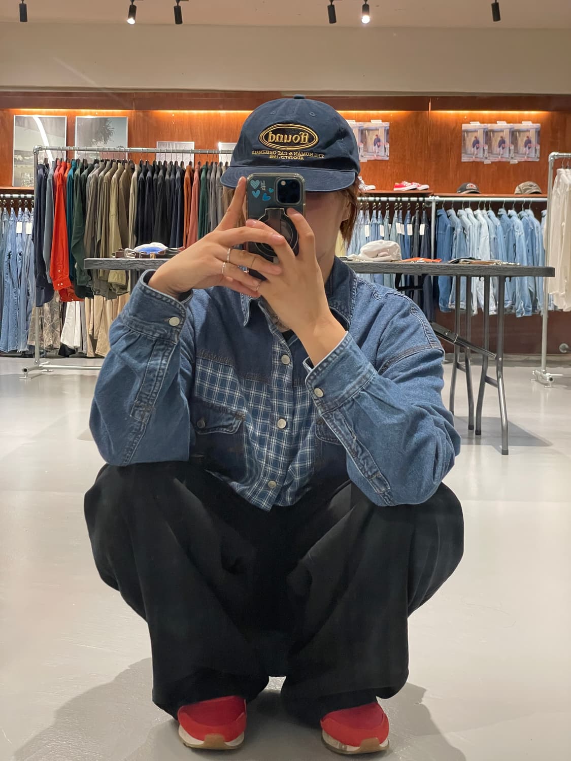 Vintage denim two pocket shirt 상품이미지3