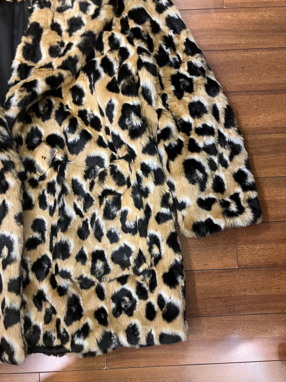 럭키슈에뜨 호피 퍼 코트 상품이미지7