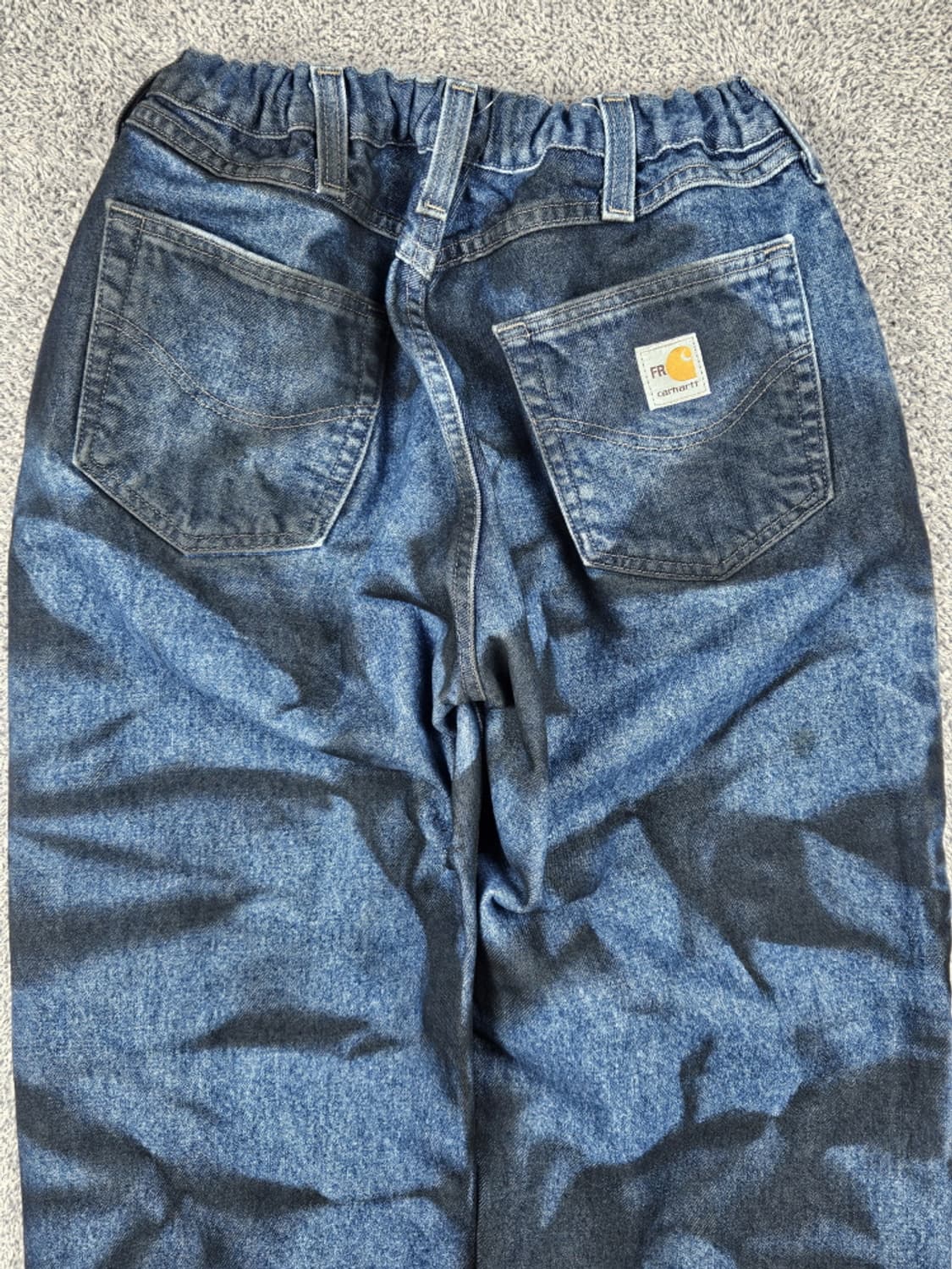 칼하트FR 밴딩 다잉워시드커스텀 워크데님 팬츠  (38X32)/10279 상품이미지9