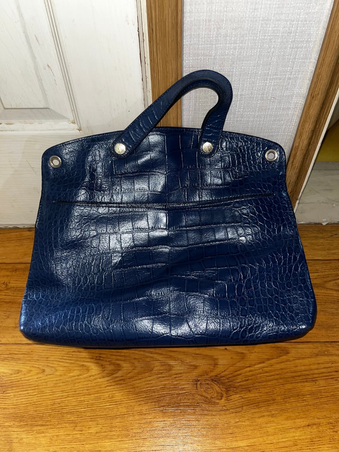 MCODMOS 엠코드모스 크로커엠보 핸드백 숄더백 블루 상품이미지2