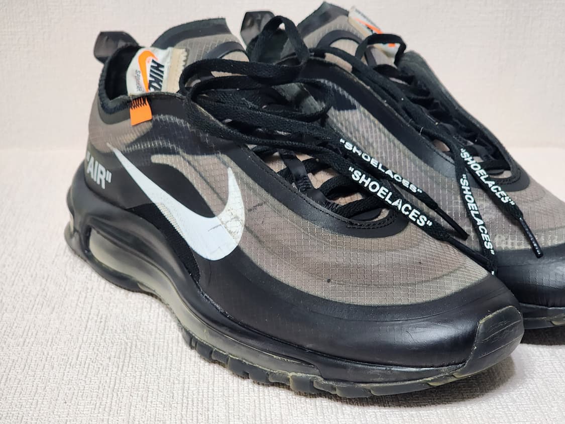 나이키 X 오프화이트 에어맥스 97 블랙 265mm 상품이미지4