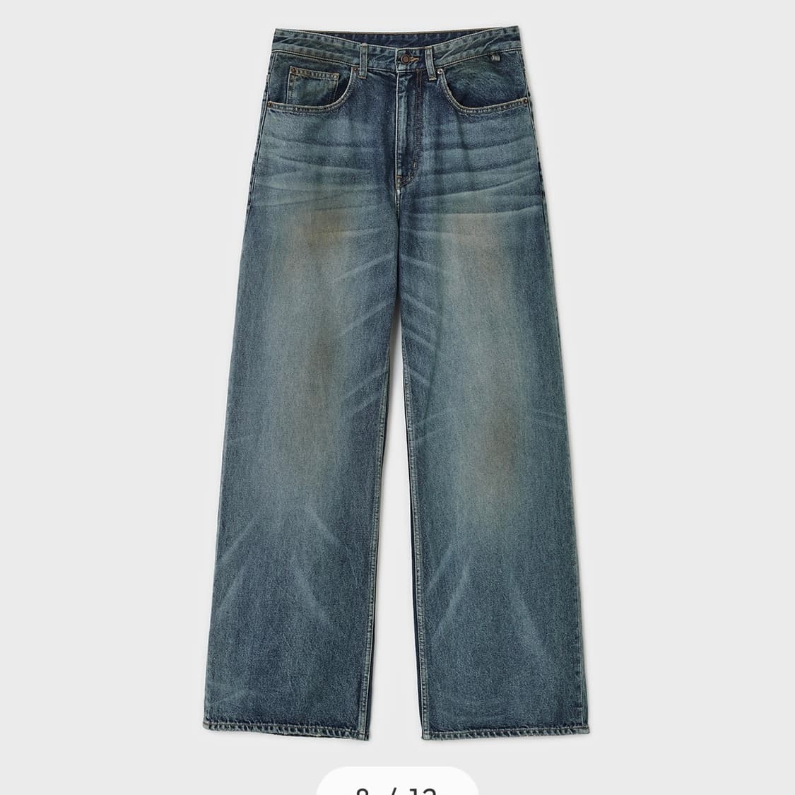 벨리에 트루 와이드 데님 카이하라 인디고 28 상품이미지1