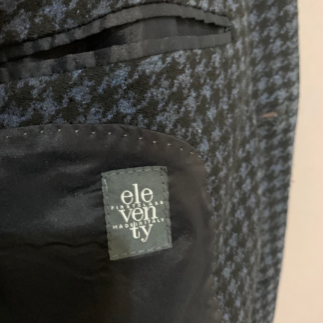 46 ELEVENTY 일레븐티 하운드 체크 슬림핏 스판 블레이저 자켓 상품이미지5